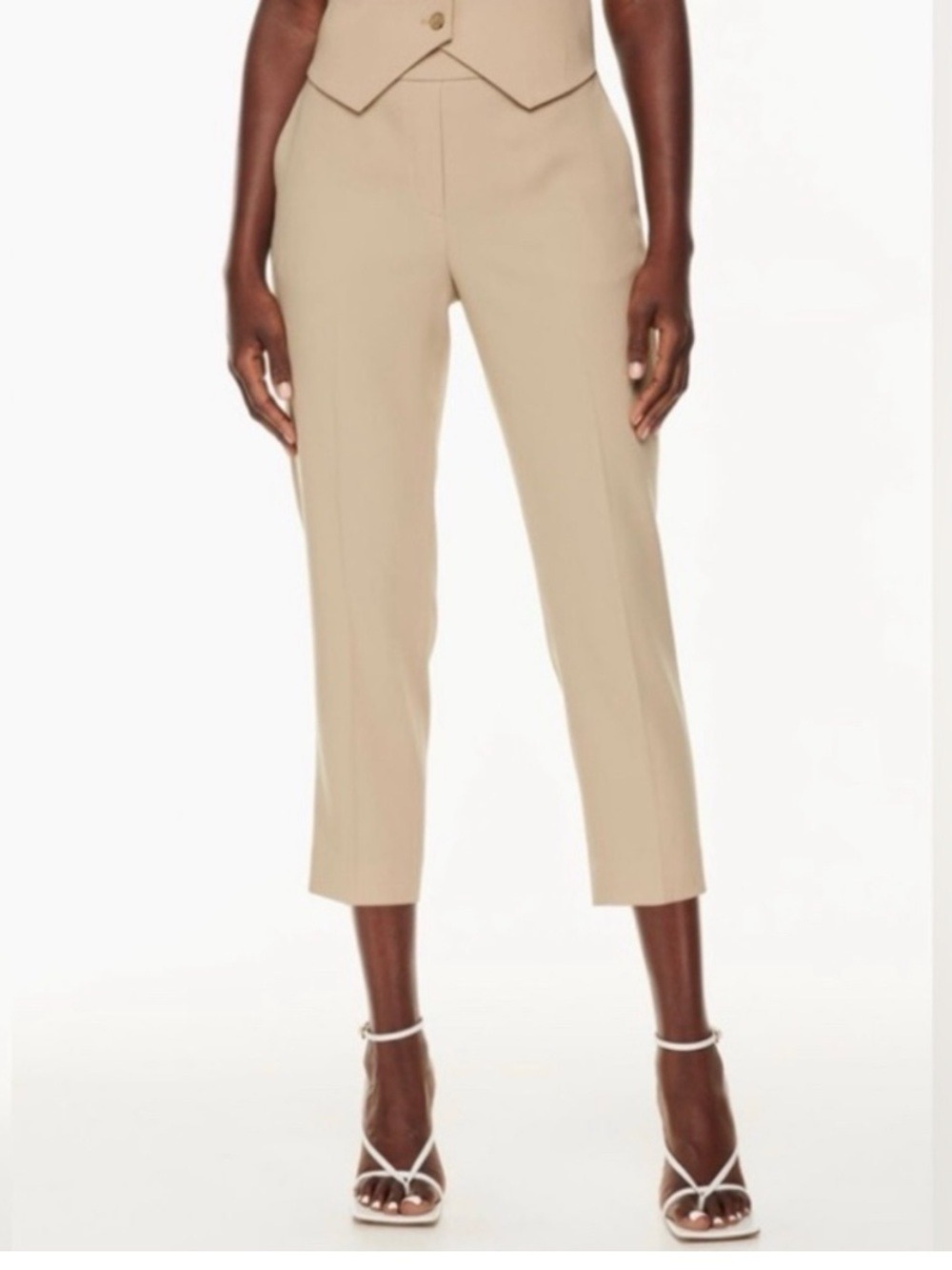 ARITZIA BABATON CONAN PANT in Olive Beige Size 8 NWT